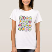 Sushi Time waterverf wasabi T-shirt (Voorkant)