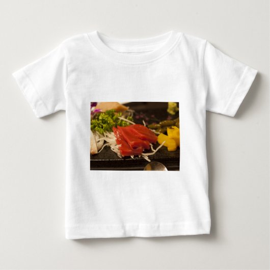 Sushi Tonijn Tonijn Feest Tijd Vis Eten (Voorkant)