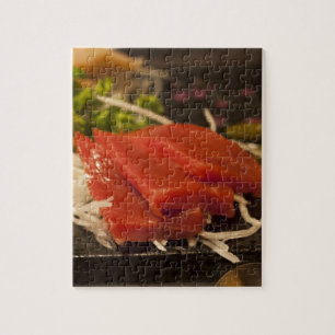 Sushi Tonijn Tonijn Feest Tijd Vis Eten Legpuzzel