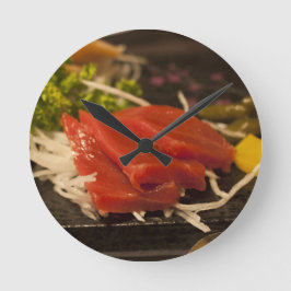 Sushi Tonijn Tonijn Feest Tijd Vis Eten Ronde Klok