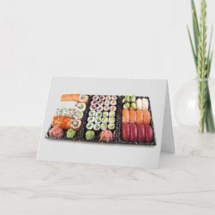 SUSHI TRAY NOTE CARDS NOTITIEKAARTJE