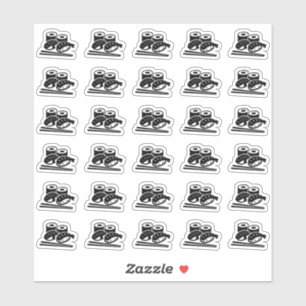 Sushi Trouwkaart Eetmaal Menu Keuze Sticker