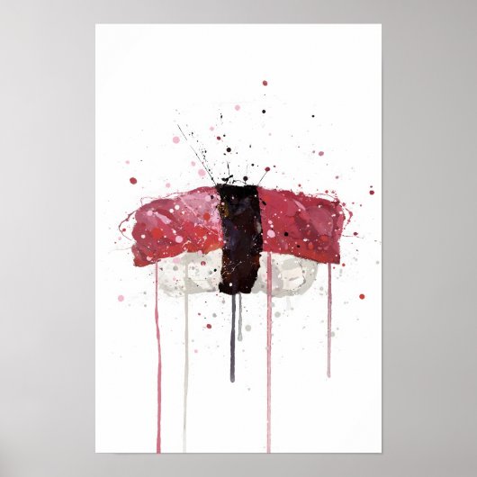 Sushi Tuna Nigiri Poster (Voorkant)
