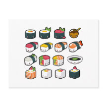 Sushi Variety Briefkaart