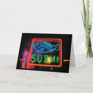 Sushi Verjaardag Kaart