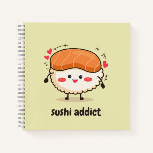 sushi-verslaafde notitieboek