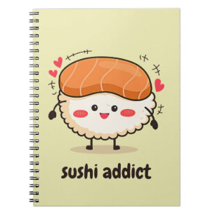 sushi-verslaafde notitieboek
