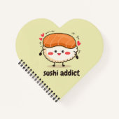 sushi-verslaafde notitieboek (Voorkant)