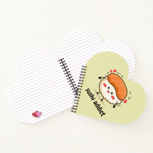 sushi-verslaafde notitieboek (Binnen)