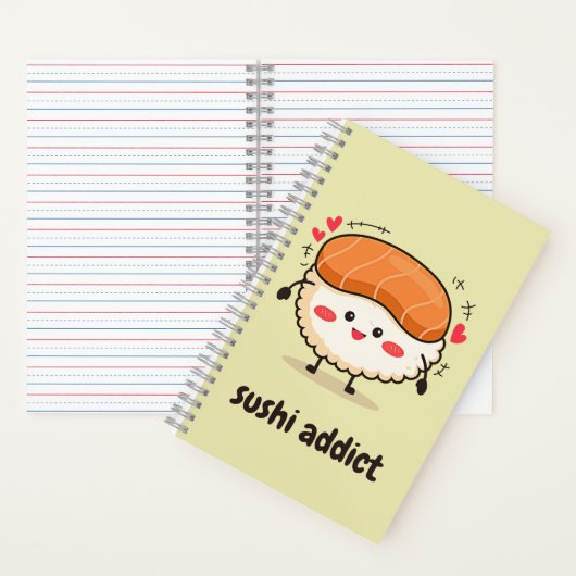 sushi-verslaafde notitieboek (Binnen)
