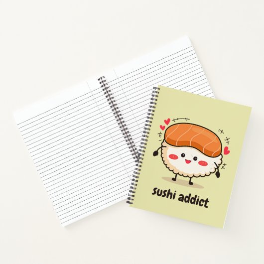 sushi-verslaafde notitieboek (Binnen)