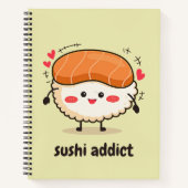 sushi-verslaafde notitieboek (Voorkant)