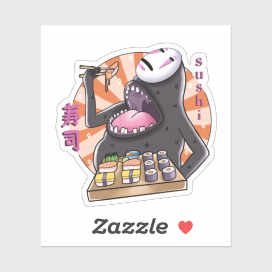 Sushi Vinyl Die-cut Sticker! Sticker (Vel)