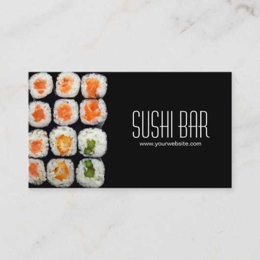 Sushi Visitekaartje (Voorkant)