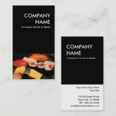sushi visitekaartje (Voorkant / Achterkant)