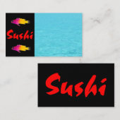 Sushi Visitekaartje (Voorkant / Achterkant)