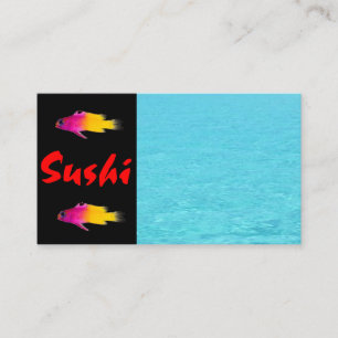 Sushi Visitekaartje