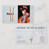 SUSHI - Visitekaartje (Voorkant / Achterkant)