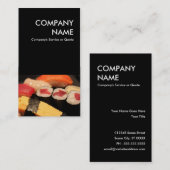 sushi visitekaartje (Voorkant / Achterkant)