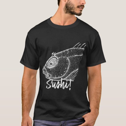 Sushi! Vissenhoofd T-shirt (Voorkant)
