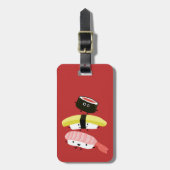 Sushi Vrienden - Leuke Sushi Karakters Bagagelabel (Voorkant verticaal)