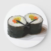 SUSHI WALL CLOCKS GROTE KLOK (Voorkant)