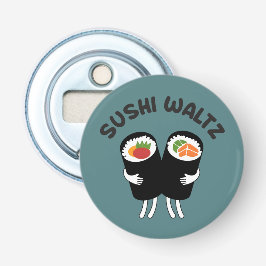 Sushi Wals Met Tekst Button Flesopener