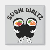 Sushi Wals Met Tekst Magneet (Voorkant)