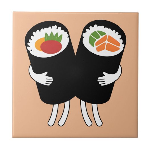 Sushi Wals  Tegeltje (Voorkant)