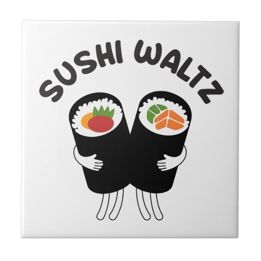 Sushi Wals V2 Tegeltje (Voorkant)