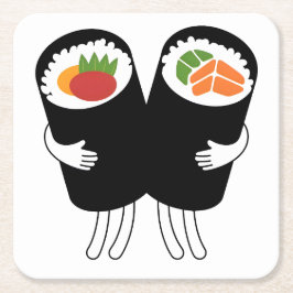 Sushi Waltz Kartonnen Onderzetters