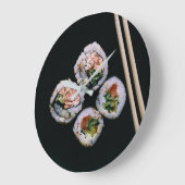 Sushi-wandklok Grote Klok (Hoek)