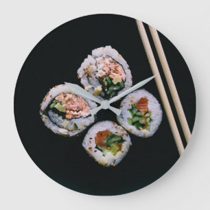 Sushi-wandklok Grote Klok
