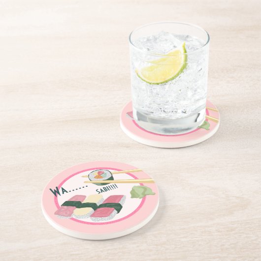 Sushi Wasabi Onderzetters (Zijkant)