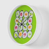 Sushi wasabi waterverf art (Hoek)