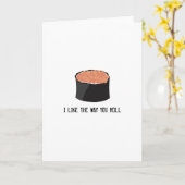 SUSHI-WENSKAART KAART (Gele Bloem)