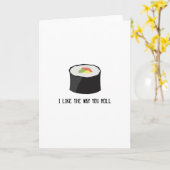 SUSHI-WENSKAART KAART (Gele Bloem)