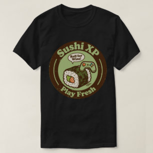 Sushi XP Speel Verse Rol Voor Overwinningen Gamer T-shirt