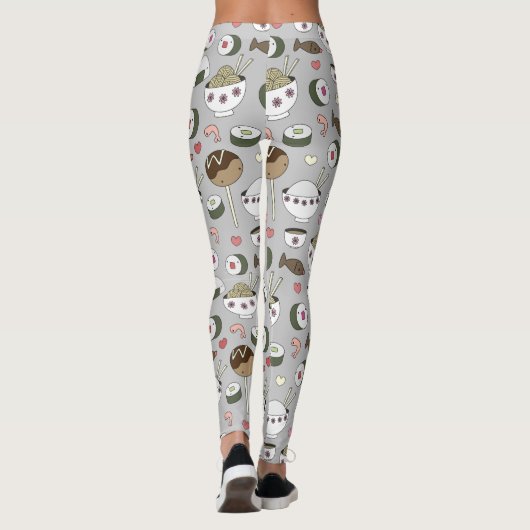 Sushi Yoga Pants Leggings (Achterkant)