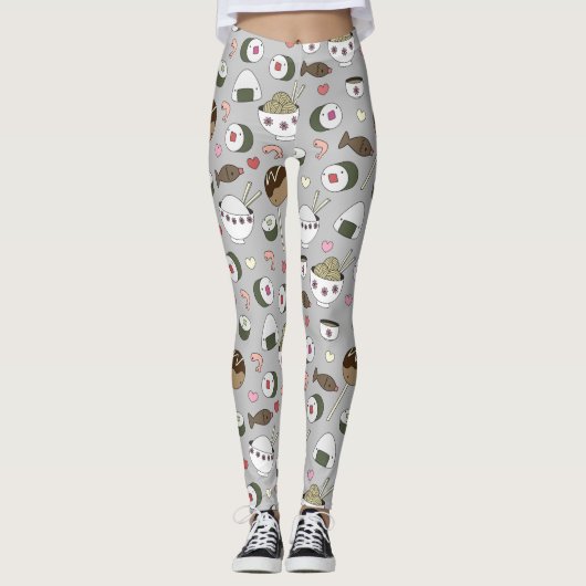 Sushi Yoga Pants Leggings (Voorkant)