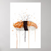Sushi Zalm Nigiri Poster (Voorkant)