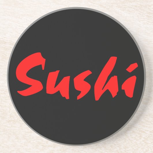 Sushi Zandsteen Onderzetter (Voorkant)