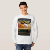 Sushi Zen – The warmth of wood and the dance of fl T-shirt (Voorkant volledig)