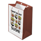 Sushi zoet en zure sushi medium cadeauzakje (Voorkant Gekanteld)