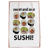 Sushi zoet en zure sushi medium cadeauzakje (Achterkant)