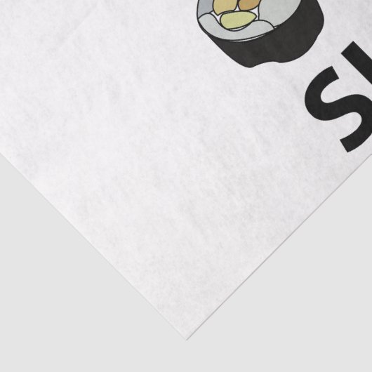 Sushi zoet en zure sushi tissuepapier (Detail)