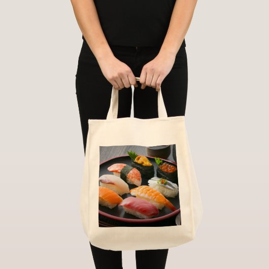 SUSHIMI Japanese Hospitality - Sushi Plate Tote Tote Bag (Voorkant (product))