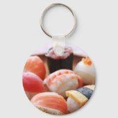 SUSHIMI Sushi Selection Wooden Plate Keychain (Achterkant)