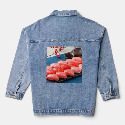 SUSHIMI Tuna Dream denim jacket (Achterkant)