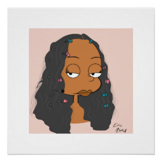 Susie X A Zitplaats aan tafel Poster